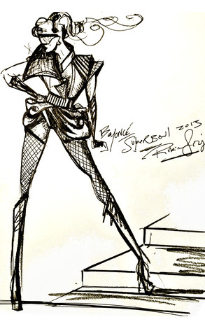 Beyonce, Sketch, Superbowl Beyonce, Sketch, Superbowl